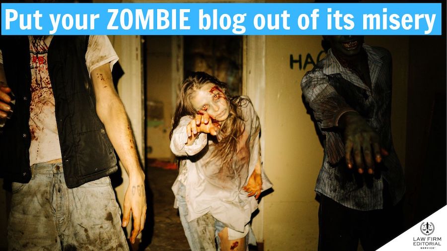 People dressed as zombies